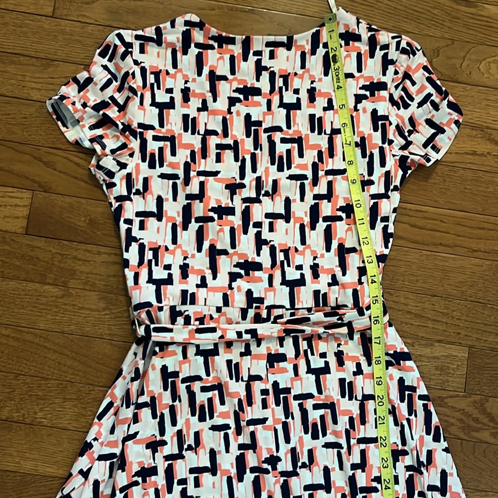 NWT Eliza J Surplice V-Neck Jersey Fit & Flare Dress Size 6 - Picture 12 of 16